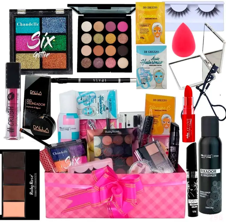 Presentes de aniversário para mãe » Kit de maquiagem