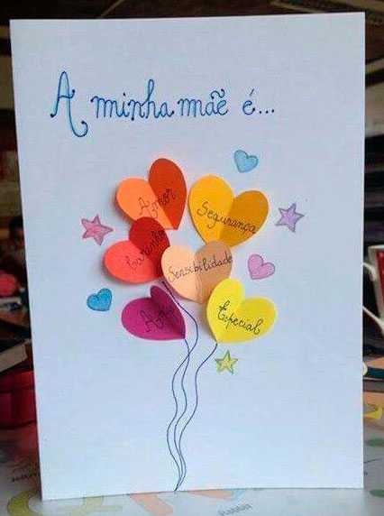 Cartão especial para o Dia das Mães Cartão especial para o Dia das Mães