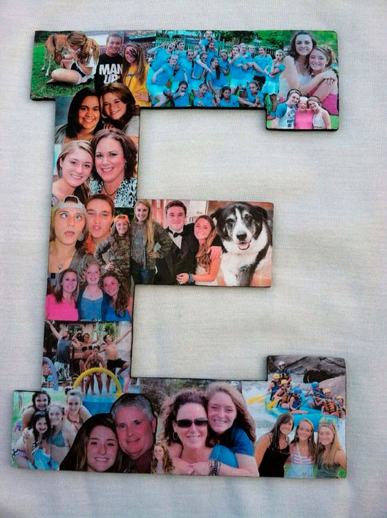 Painel de foto com letra do nome da mãe Painel de foto com letra do nome da mãe