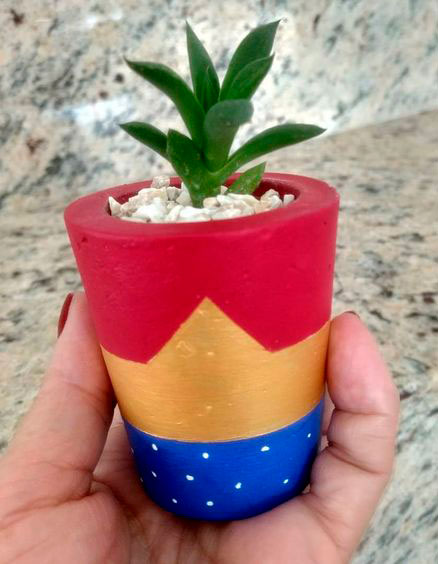 Lembrancinhas para o Dia das Mães simples» Vasinho de flor Lembrancinhas para o Dia das Mães simples» Vasinho de flor