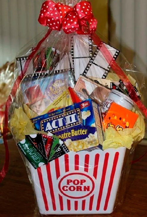Cesta para o Dia das Mães de cinema Cesta para o Dia das Mães de cinema