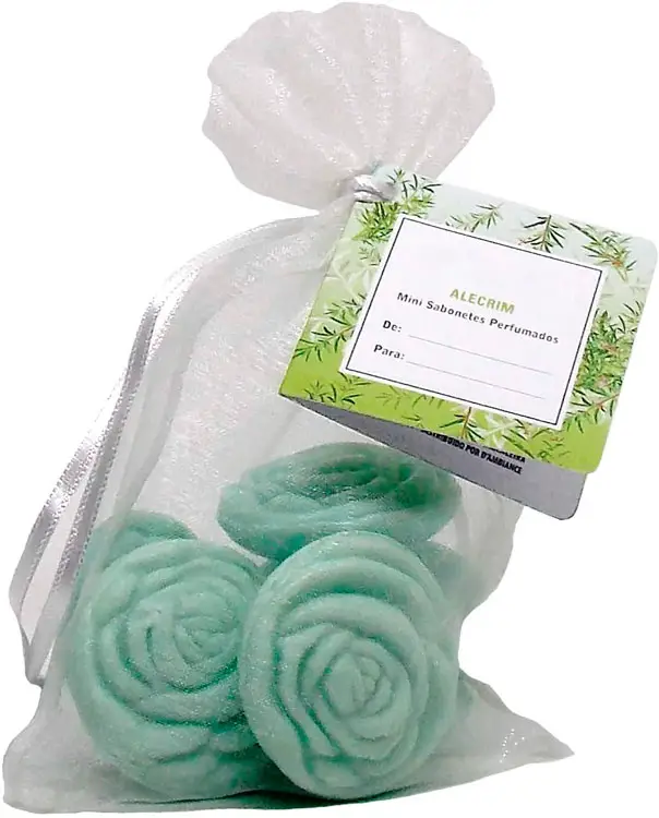 Kit de mini sabonetes para o Dia das Mães