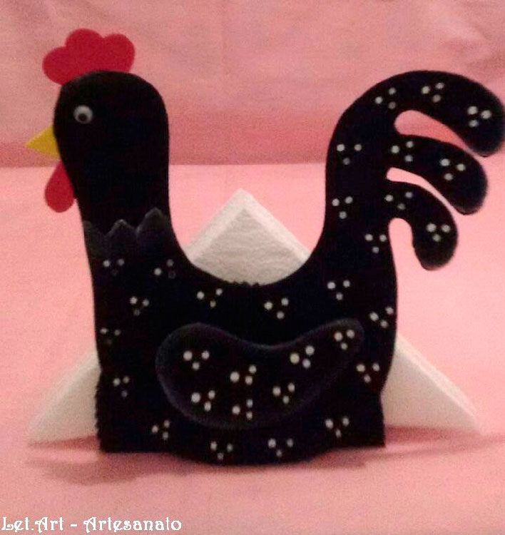 Porta-guardanapo de galinha para mãe Porta-guardanapo de galinha para mãe