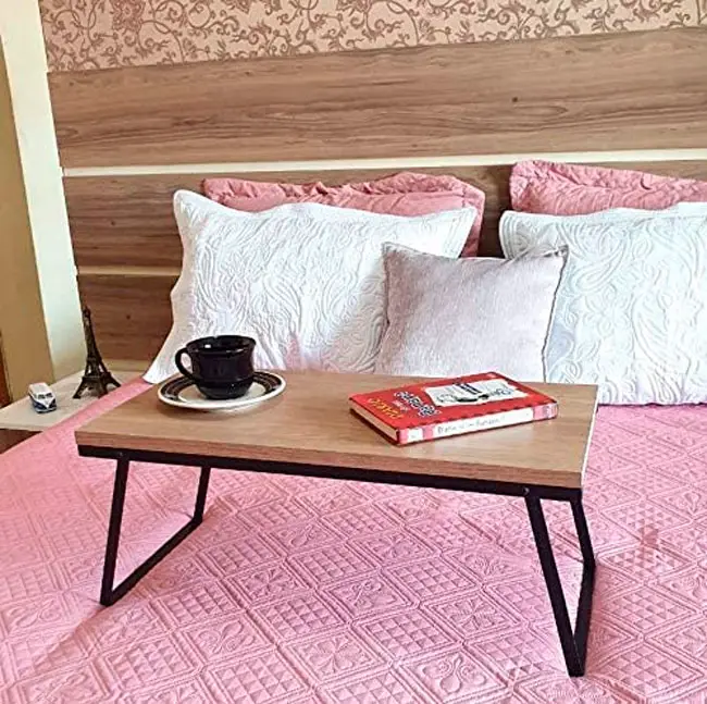 Mesa dobrável para cama de presente para namorada