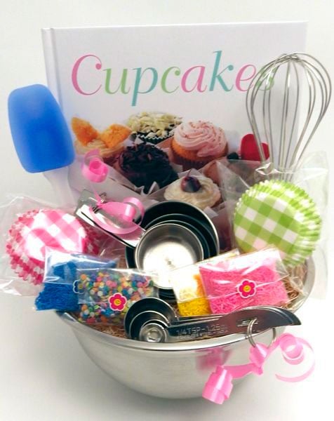 Cesta para o Dia das Mães com kit cupcake Cesta para o Dia das Mães com kit cupcake