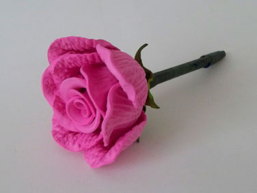 Caneta com flor de EVA para mãe Caneta com flor de EVA para mãe