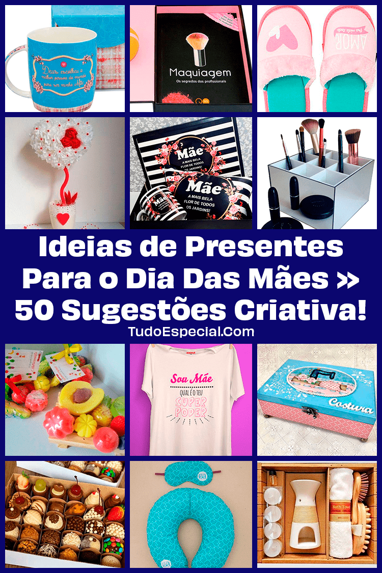 Ideias de Presentes Para o Dia Das Mães