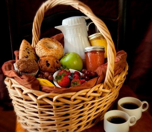 Cesta de café da manhã para o Dia das Mães Cesta de café da manhã para o Dia das Mães