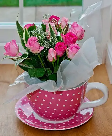 Vaso de flor para o Dia das Mães