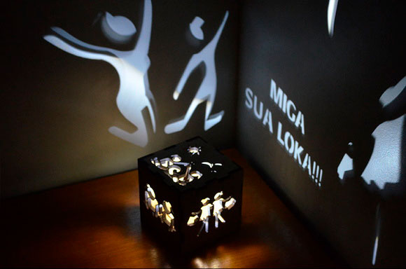 Luminária personalizada para amiga loka Luminária personalizada para amiga loka