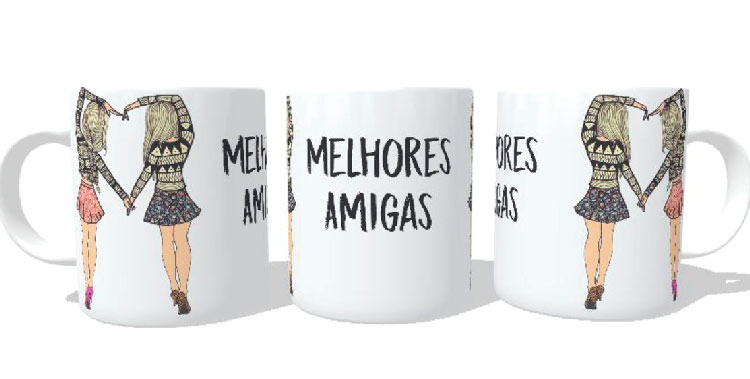 Caneca personalizada para uma grande amiga Caneca personalizada para uma grande amiga