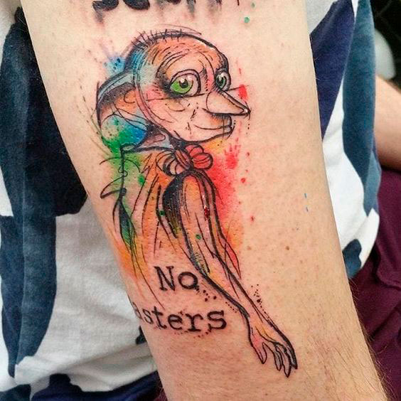 Tatuagem Harry Potter Dobby