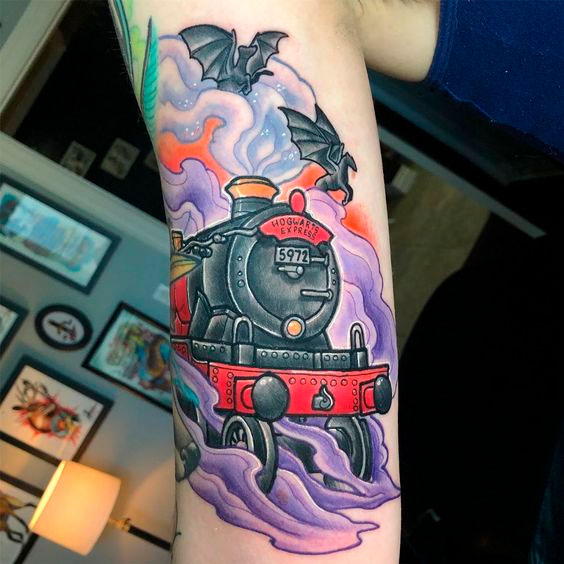 Tatuagem Expresso Hogwarts