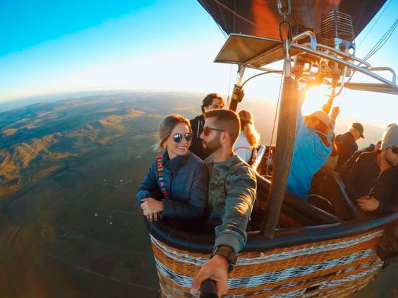 Passeio de balão com seu amor Passeio de balão com seu amor