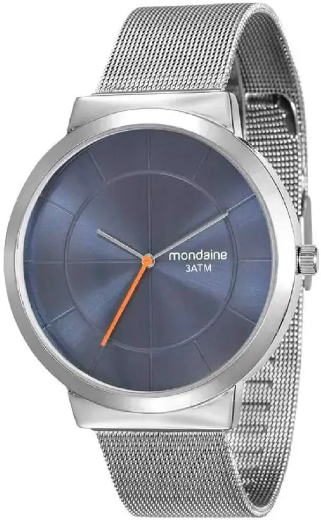Relógio Mondaine com pulseira de aço