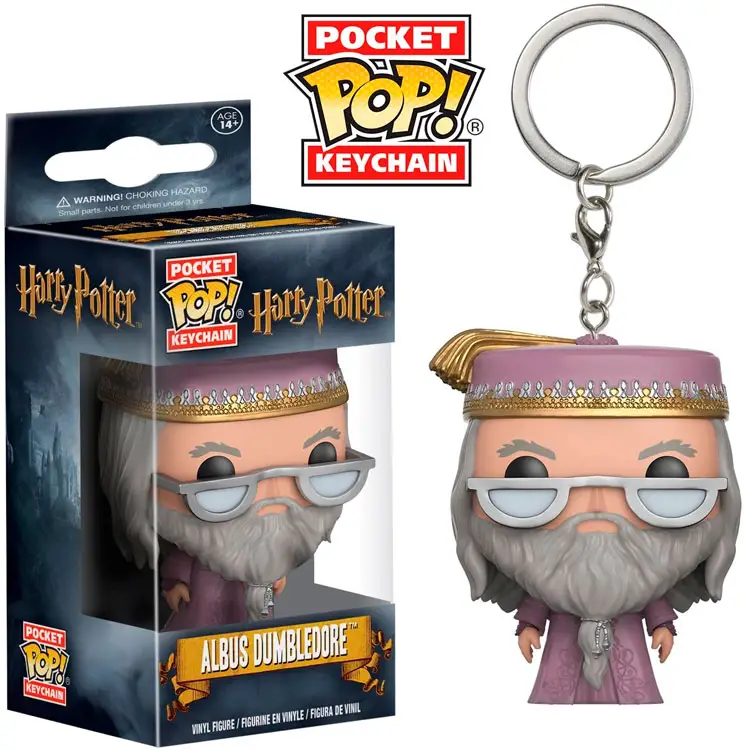 Ideias de presentes para fãs de Harry Potter Chaveiro Dumbledore