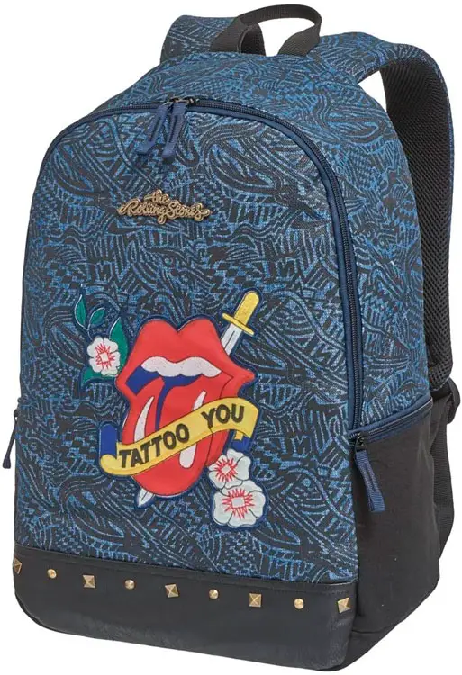 Ideias de presentes para quem gosta de rock mochila Rolling Stones