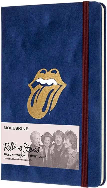 Caderno Rolling Stones para quem ama rock