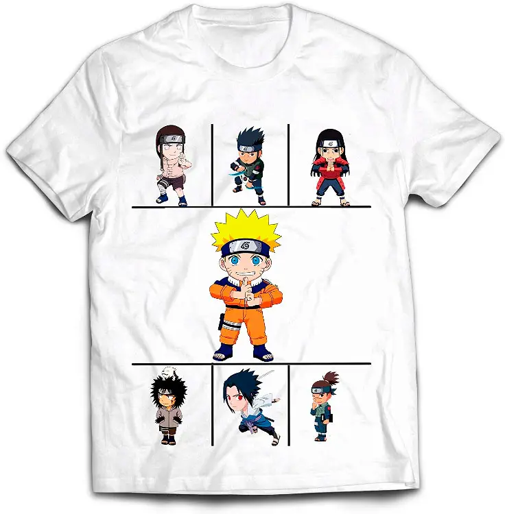 Camiseta Naruto Anime