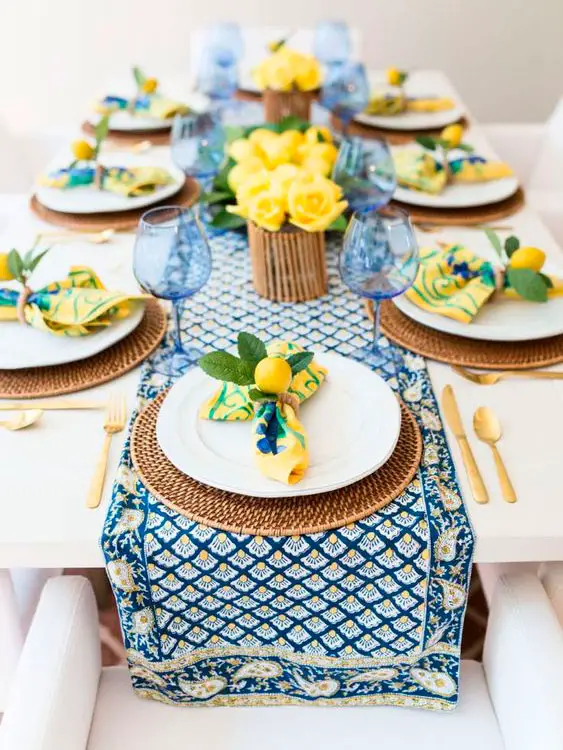 Invista no estilo fresh country para decoração da mesa de jantar