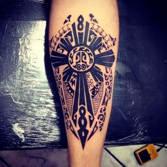 Tatuagem maori da perda da mãe ou do pai