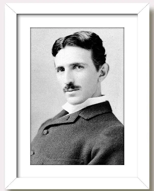 Ideias de presentes para namorado engenheiro Quadro Nikola Tesla