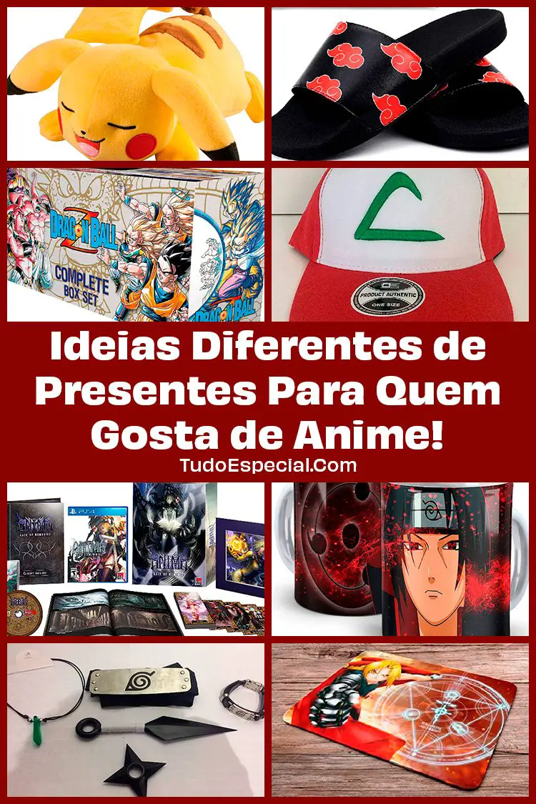 30 Ideias Diferentes de Presentes Para Quem Gosta de Anime