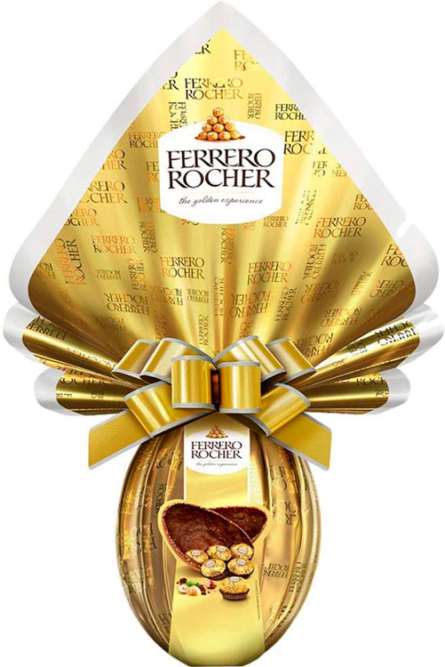 Ovo Ferrero Rocher de presente de Páscoa